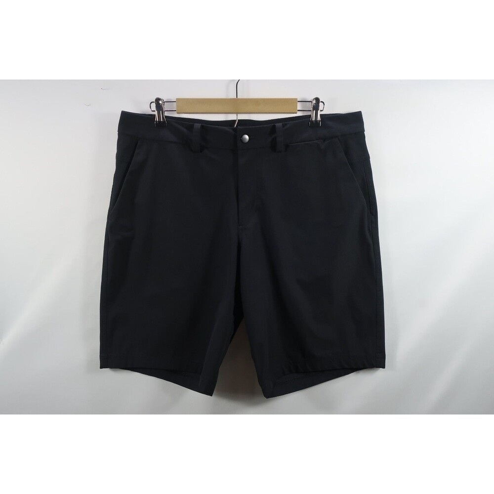 Lululemon Black ABC Commission Classic Fit Shorts Size 36 Bermuda Warpstreme